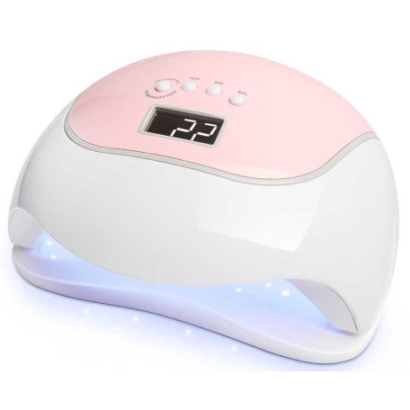SilverHome BQ V5 120W profi UV/LED műkörmös lámpa - fehér- pink