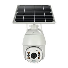   SilverHome Solar WIFI/Vezeték nélküli kültéri vízálló PTZ CCTV biztonsági IP kamera 1080P 2MP PIR