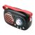 WSTER WS-1839 Retro hordozható mini Bluetooth hangszóró/FM rádió - fekete
