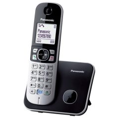   Telefon, vezeték nélküli, PANASONIC "KX-TG6811PDB", fekete