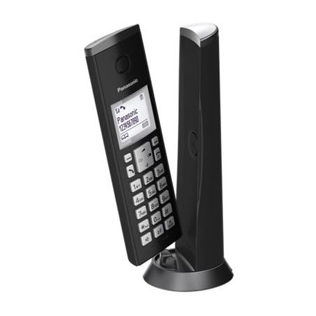 Telefon, vezeték nélküli, PANASONIC, "KX-TGK210PDB DECT", fekete