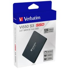   SSD (belső memória), 128GB, SATA 3, 430/560MB/s, VERBATIM "Vi550"