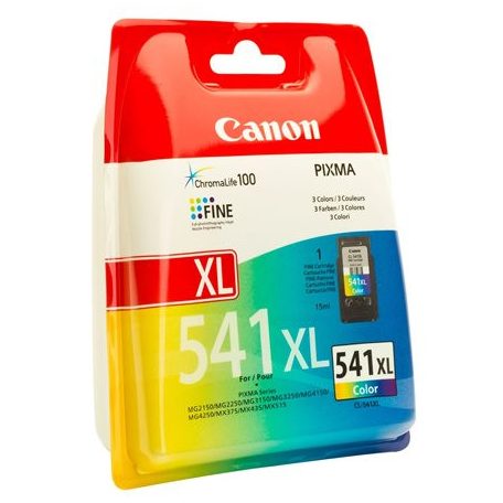 CL-541XL Tintapatron Pixma MG2150, 3150 nyomtatókhoz, CANON, színes, 400 oldal
