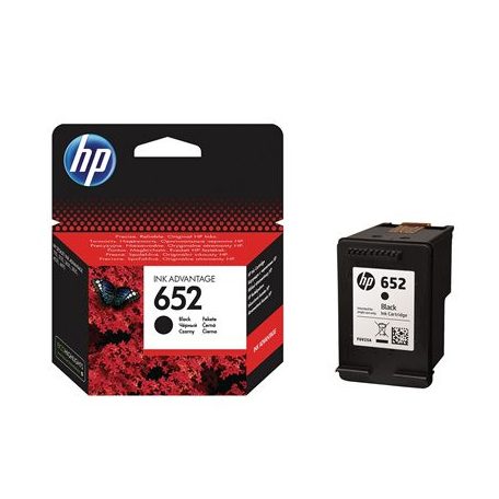 F6V25AE Tintapatron Deskjet Ink Advantage 1115 nyomtatókhoz, HP 652, fekete, 360 oldal