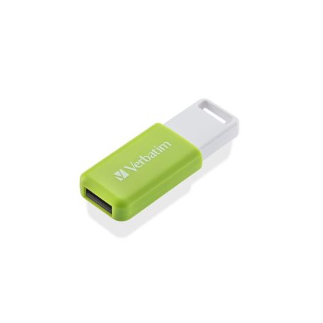 Pendrive, 32GB, USB 2.0, VERBATIM "Databar", zöld