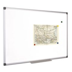   Fehértábla, mágneses, 100x100 cm, alumínium keret, VICTORIA VISUAL