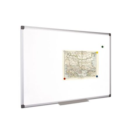 Fehértábla, mágneses, 120x180 cm, alumínium keret, VICTORIA VISUAL