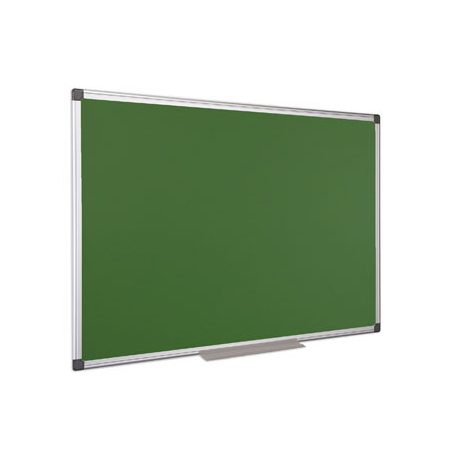 Krétás tábla, zöld felület, nem mágneses, 100x150 cm, alumínium keret