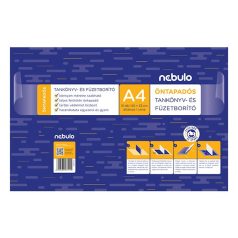 Füzetborító NEBULO A/4 öntapadós sima 10 db/csomag