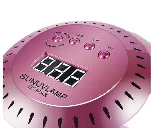SilverHome D5 Max HYBRID 120W profi UV/LED műkörmös lámpa - pink