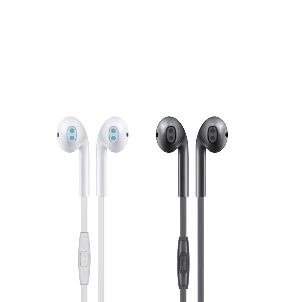 SilverHome Vezetékes fülhallgató AUX csatlakozóval - fekete és fehér színben