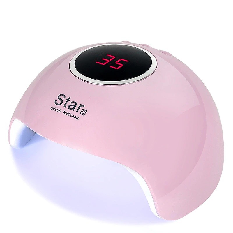 STAR 6 - UV/LED műkörmös lámpa - rózsaszín
